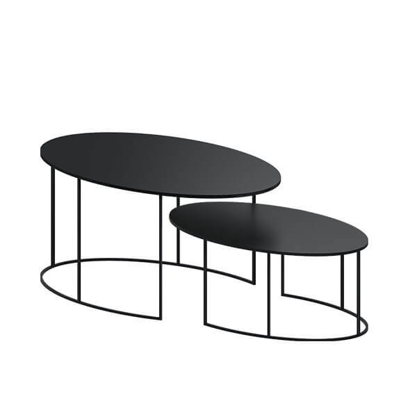 Slim Irony Oval Coffee Tables Zeus