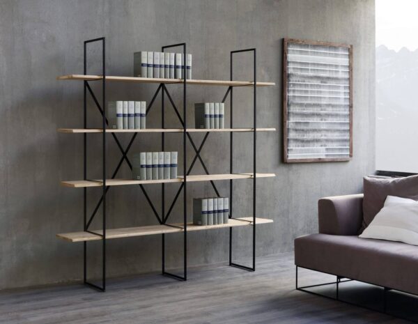 Slim Irony Bookcase by Zeus