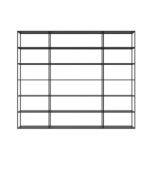 EASY IRONY metal modular bookcase