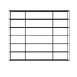 EASY IRONY metal modular bookcase