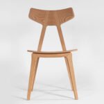 a solid ash minimalistic chair