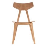 a solid ash minimalistic chair