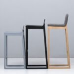 vitero ash wood stool in 3 heights