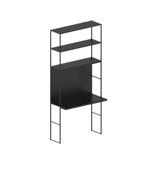 EASY IRONY Metal Desk Bookcase