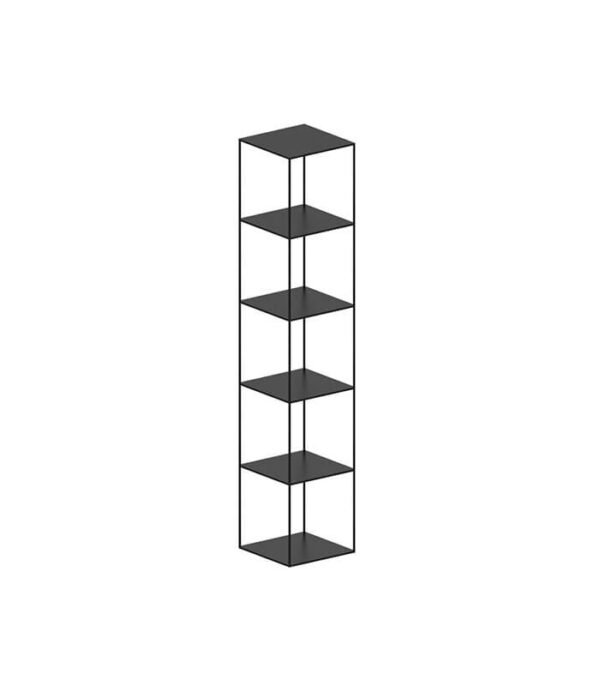 Slim Irony Metal Column Bookcase