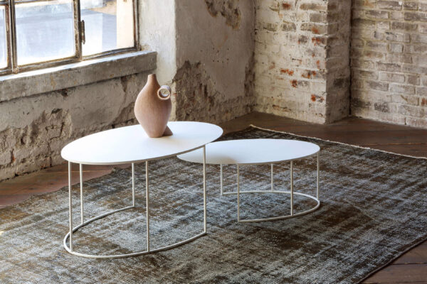 slim irony oval XL in white