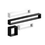 Irony metal wall rack