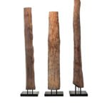 Old times solid wood lamp