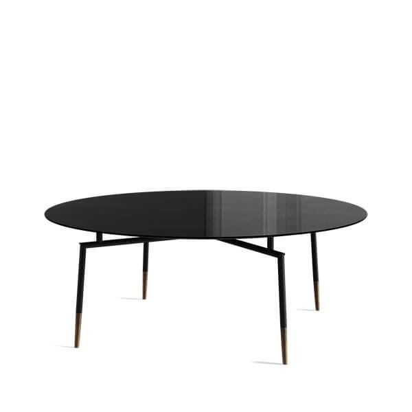 the grig table is a coffee table with a steel body. Available in various surface materials.