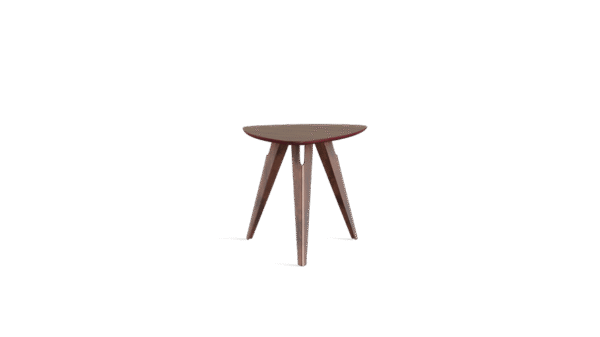 the morso coffee table with steel legs. Available in various surface materials.