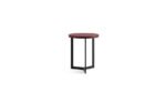 trenta is a round coffee table with a three-sided metal base. Available in various surface materials.