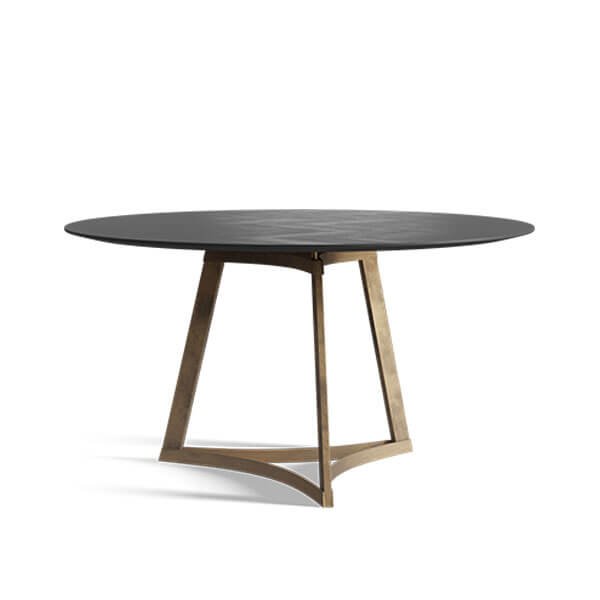 nouveau round table metal base