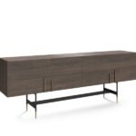 Urban tall wooden sideboard retro style