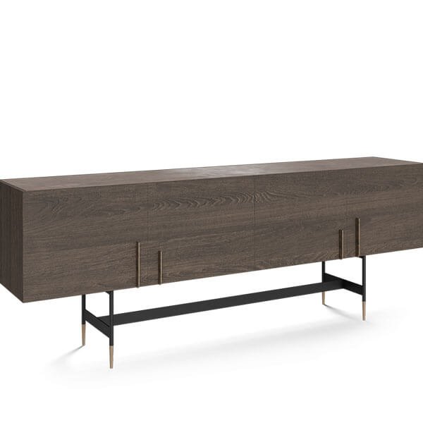 Urban tall wooden sideboard retro style