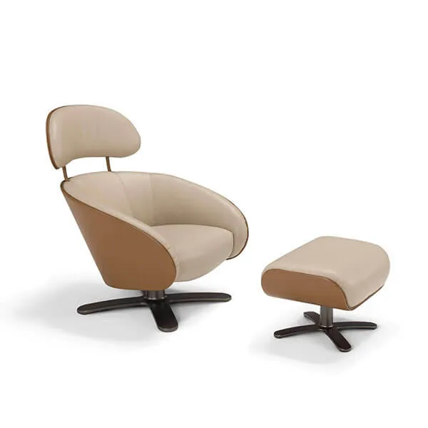 Coconut Swivel Armchair