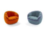 shai armchair blue and orange