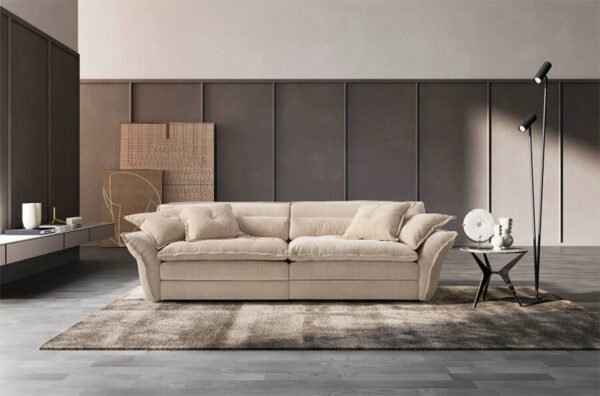 the astoria sofa in a living room
